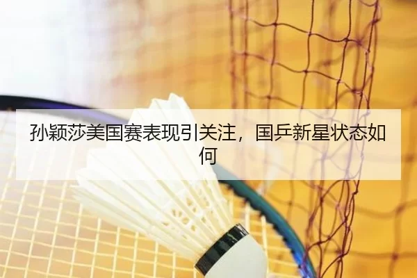 孙颖莎美国赛表现引关注，国乒新星状态如何